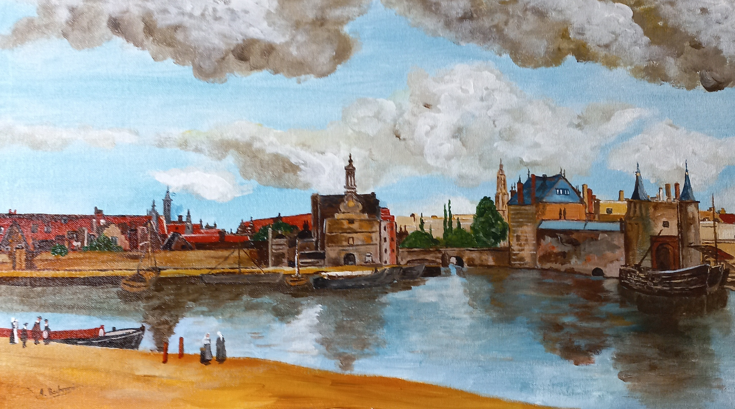 Veduta di Delft