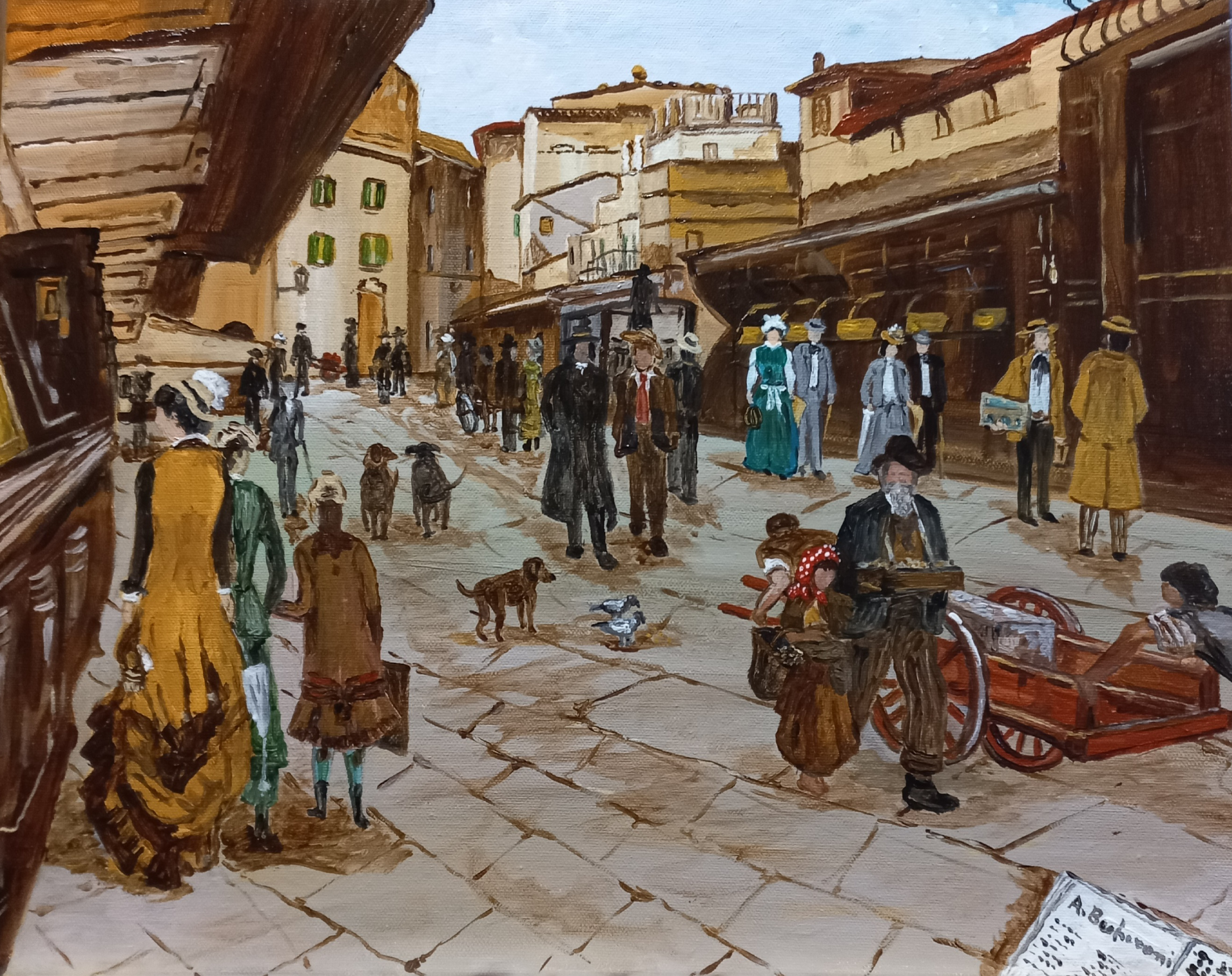 Ponte Vecchio - Firenze 1880 circa