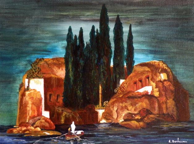 Omaggio a Böcklin: l'isola dei morti