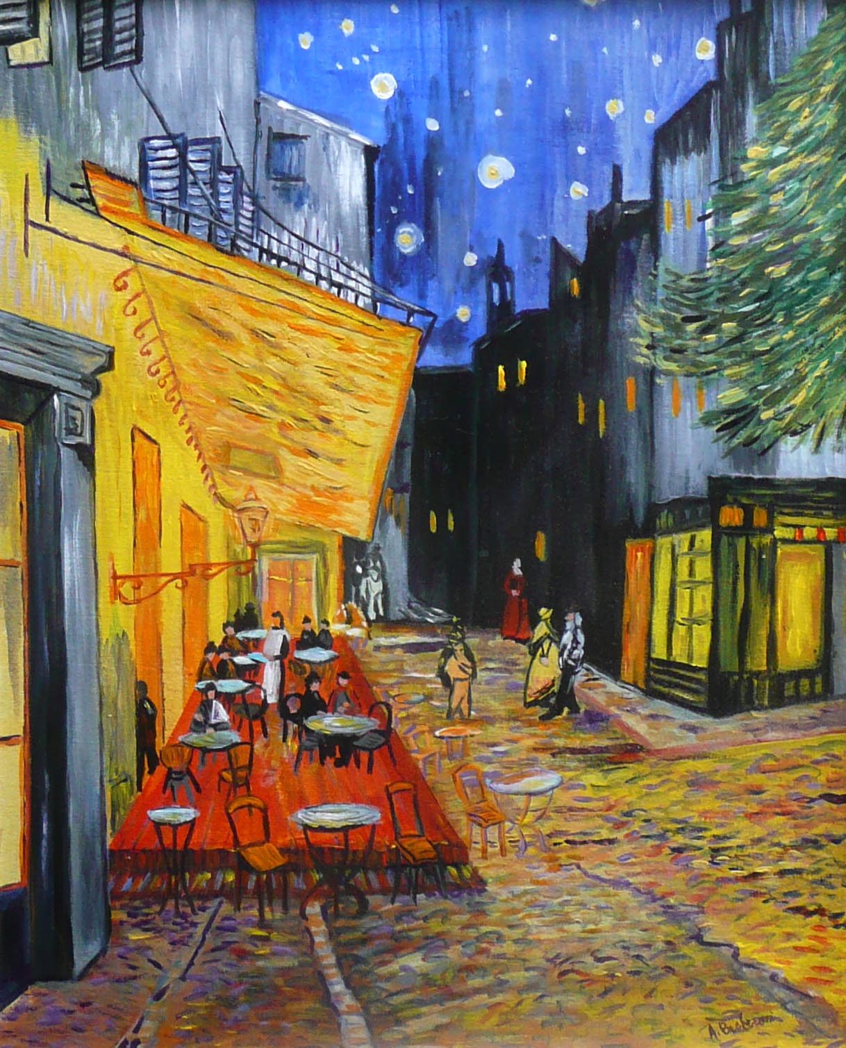Perdonami Van Gogh, Caffe in Place du Forum